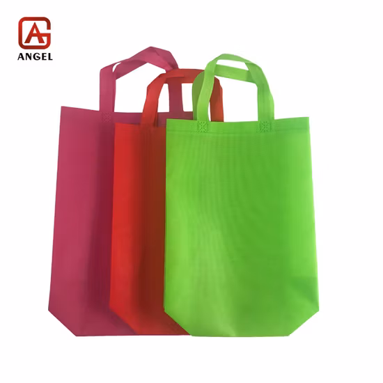 Sac à provisions non tissé biodégradable de supermarché de textile tissé non